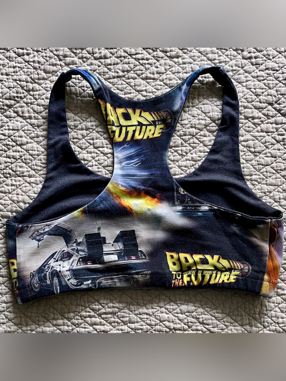 Back to the Future Sports Bra